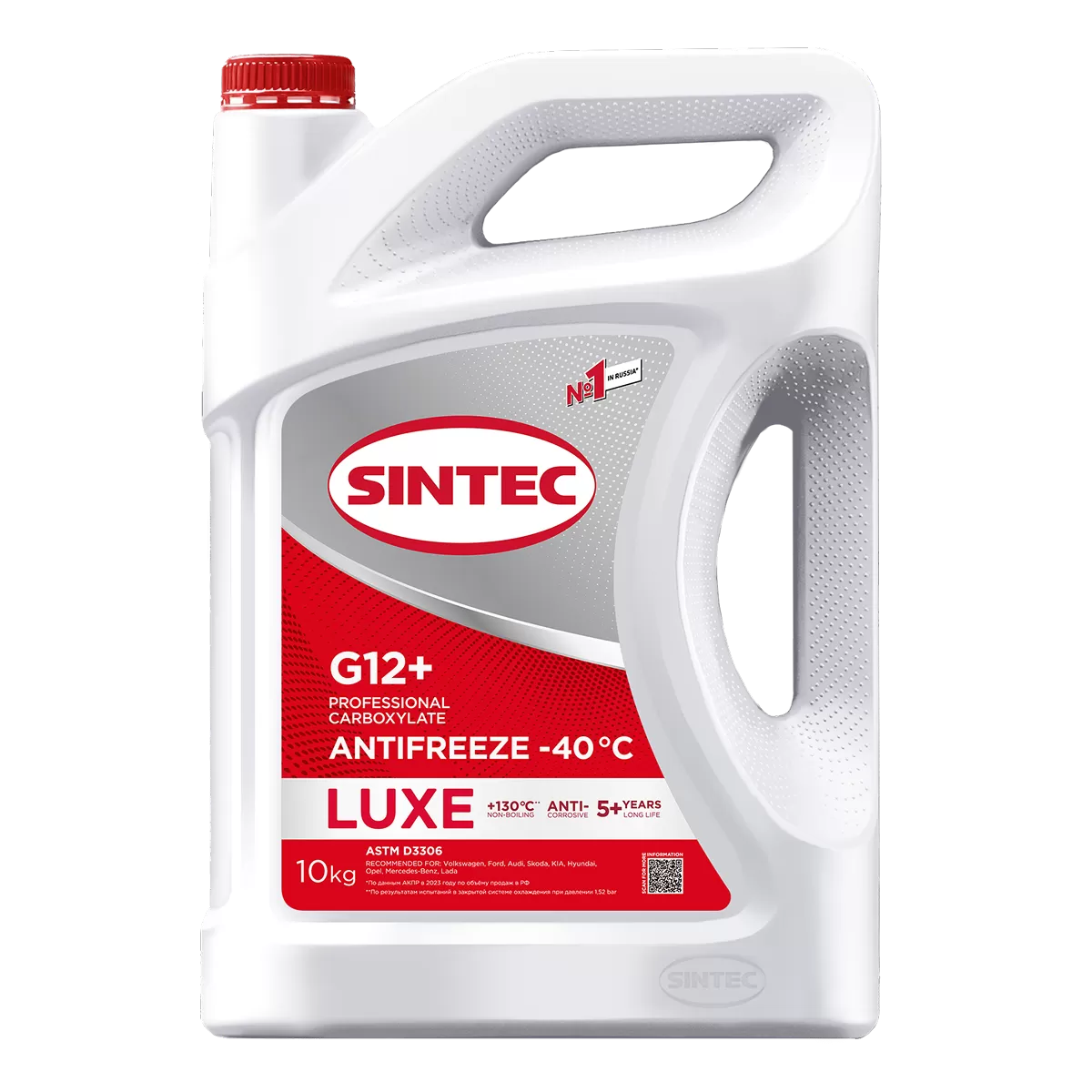Антифриз Sintec LUX -40 G12+ 10кг