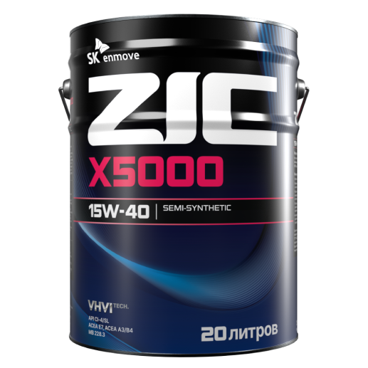 ZIC X5000 DIES.CI-4 15w-40 20L
