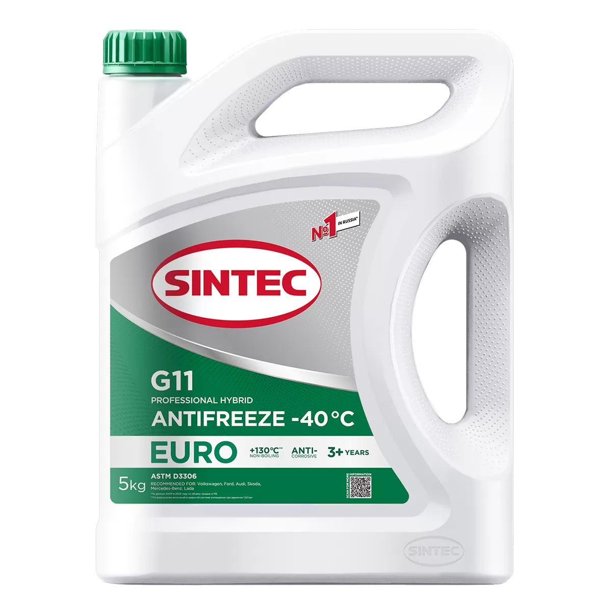 Антифриз Sintec Euro зеленый  5кг