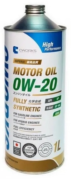 CWORKS SUPERIA 0W-20 SP/GF-6A 1L